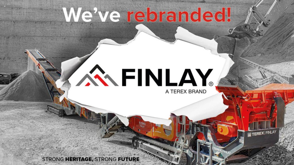 Terex Finlay Announces Company Rebrand Celebrating Their “Strong Heritage, Strong Future”