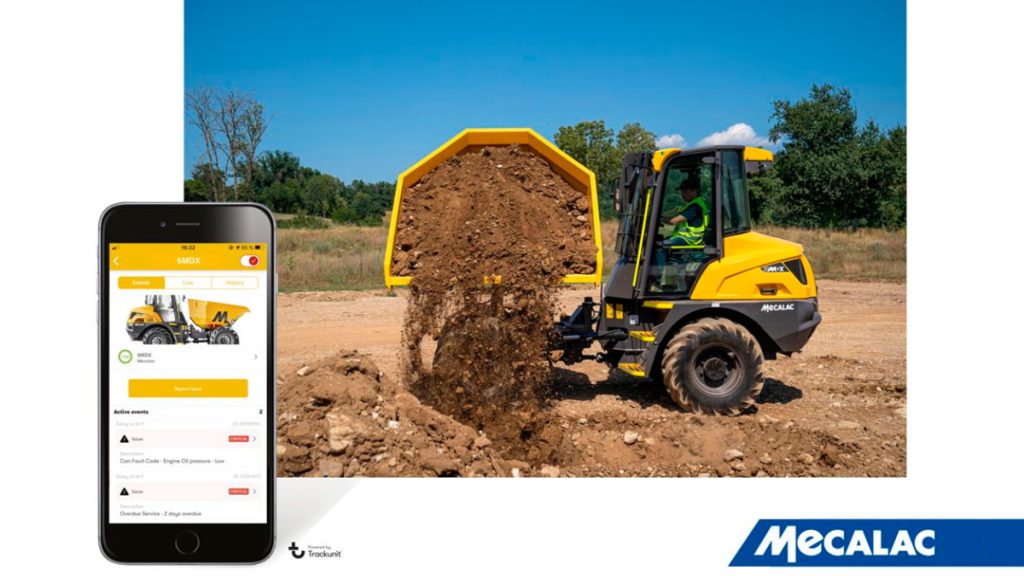 MyMecalac Connected Services Telematics Now Available For Site Dumpers