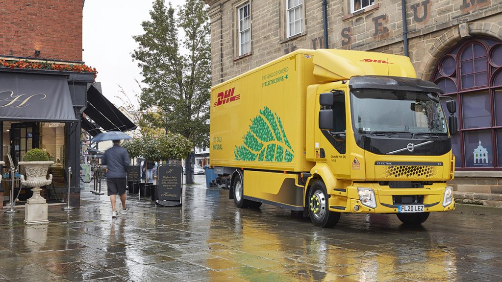 DHL and Volvo Trucks Kick-Off New Zero Emission Cooperation With Order For Up To 44 Electric Trucks