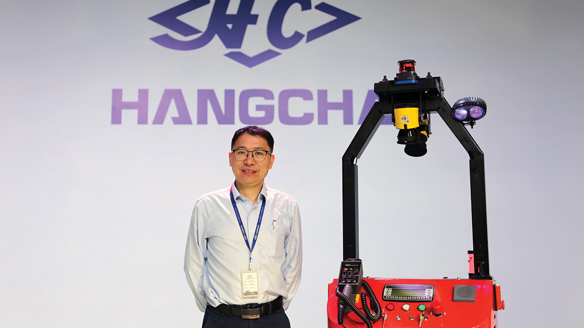 George Zhang is Deputy General Manager at Chinaheadquartered forklift manufacturer, Hangcha