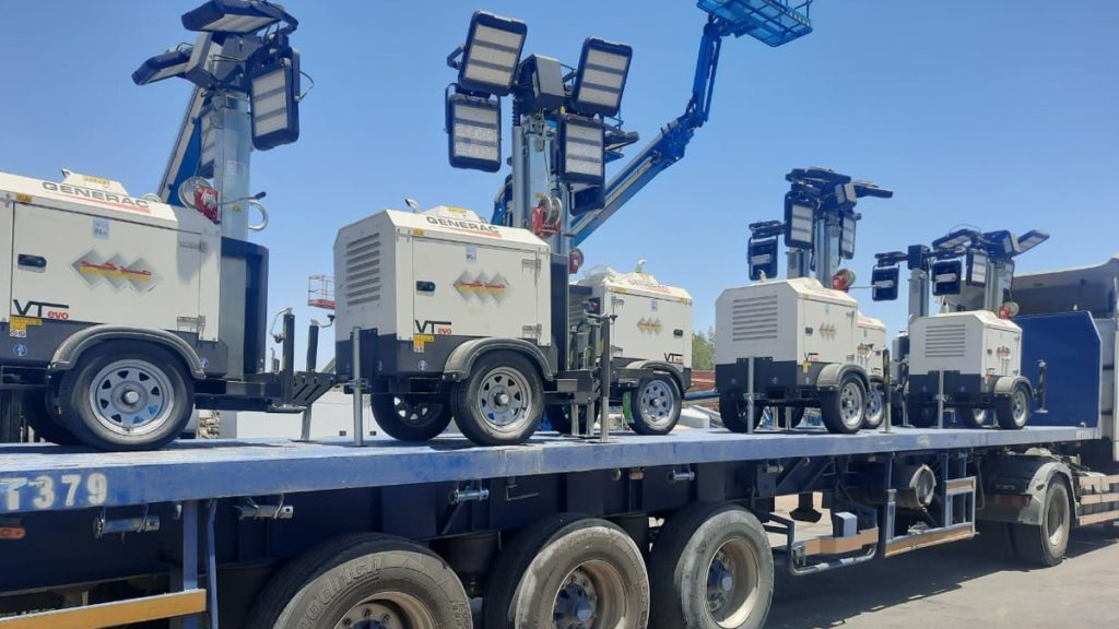 MEDCO Supplies 50 Generac Light Towers In Saudi Arabia