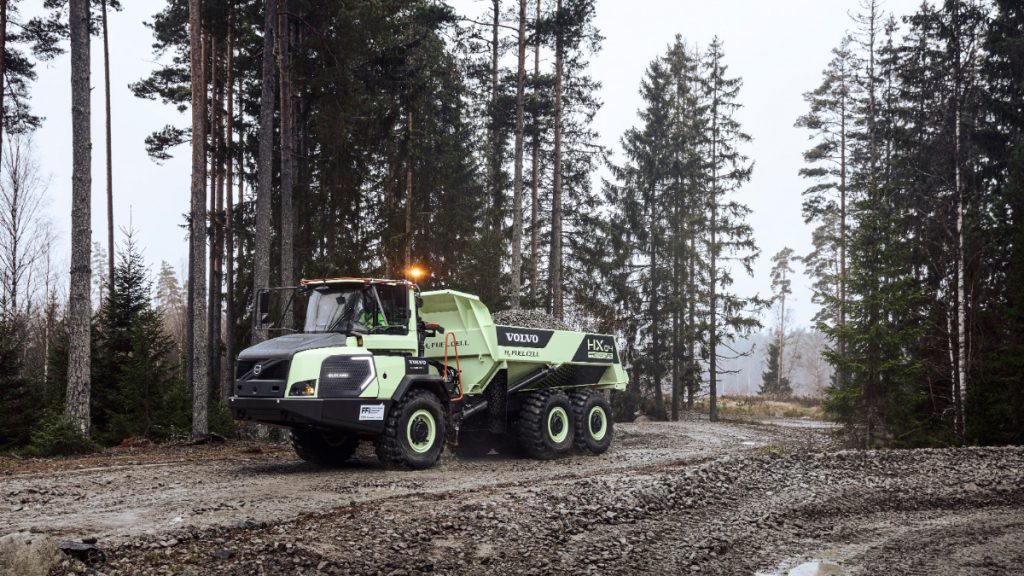 Volvo CE Starts Testing Of The World’s First Prototype Hydrogen Articulated Hauler