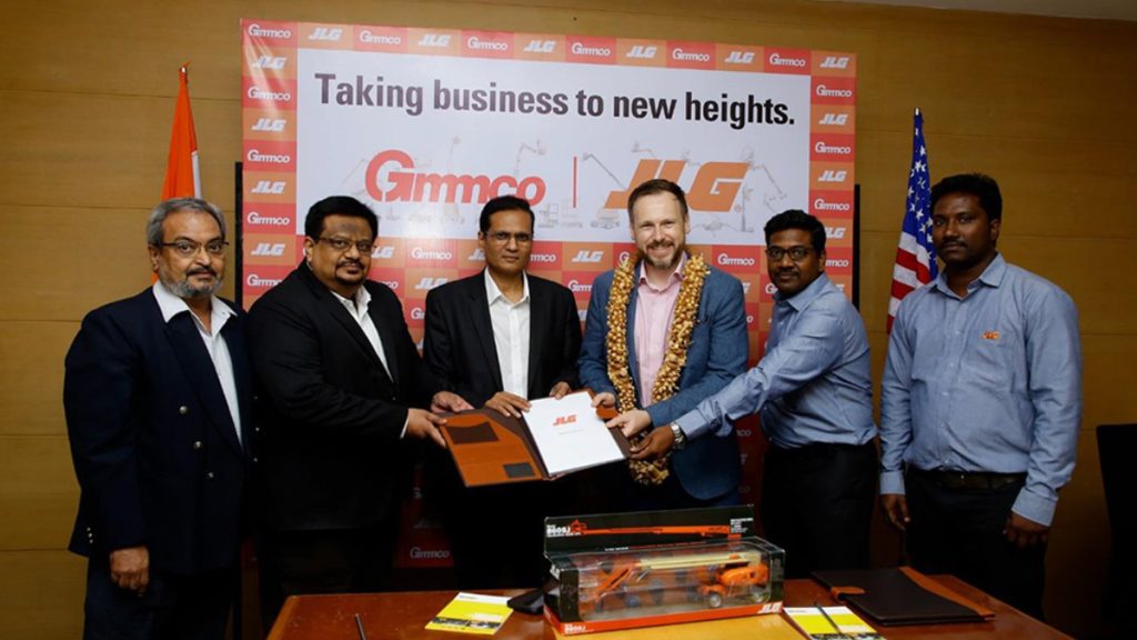 GMMCO Limited Becomes Distributor For JLG In South And Eastern India
