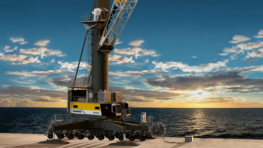 The New Liebherr Mobile Harbour Crane