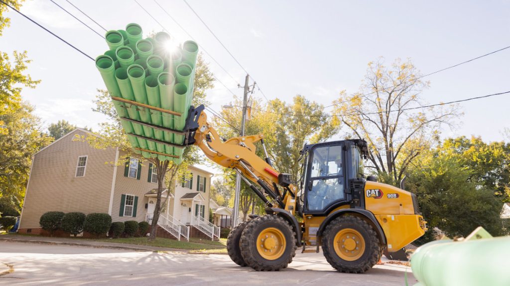 The Cat 908 Compact Wheel Loader