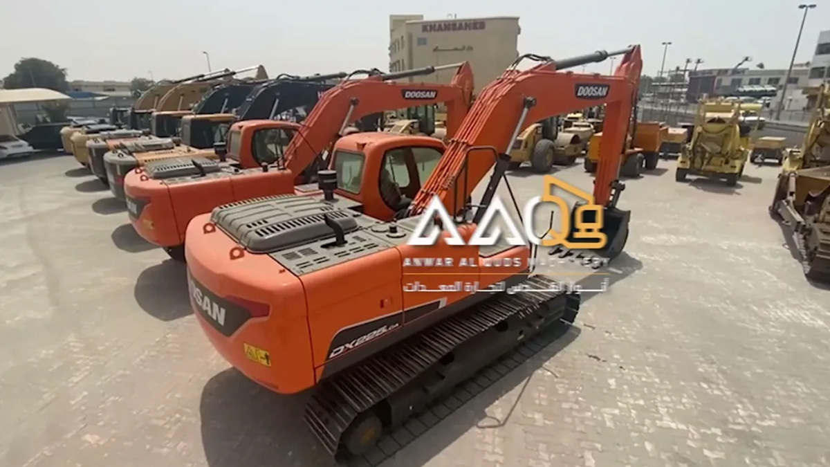 Check Out These Awesome Excavators For Sale From Anwar Al Quds Plant 