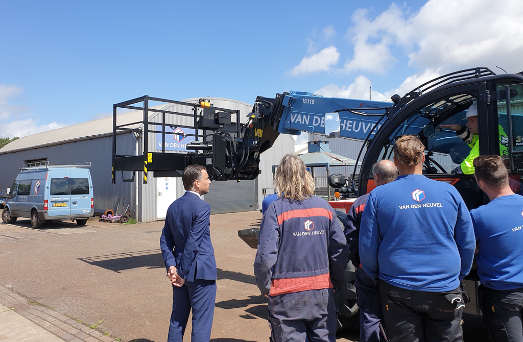 New Bobcat Telehandler Delivered To Van Den Heuvel