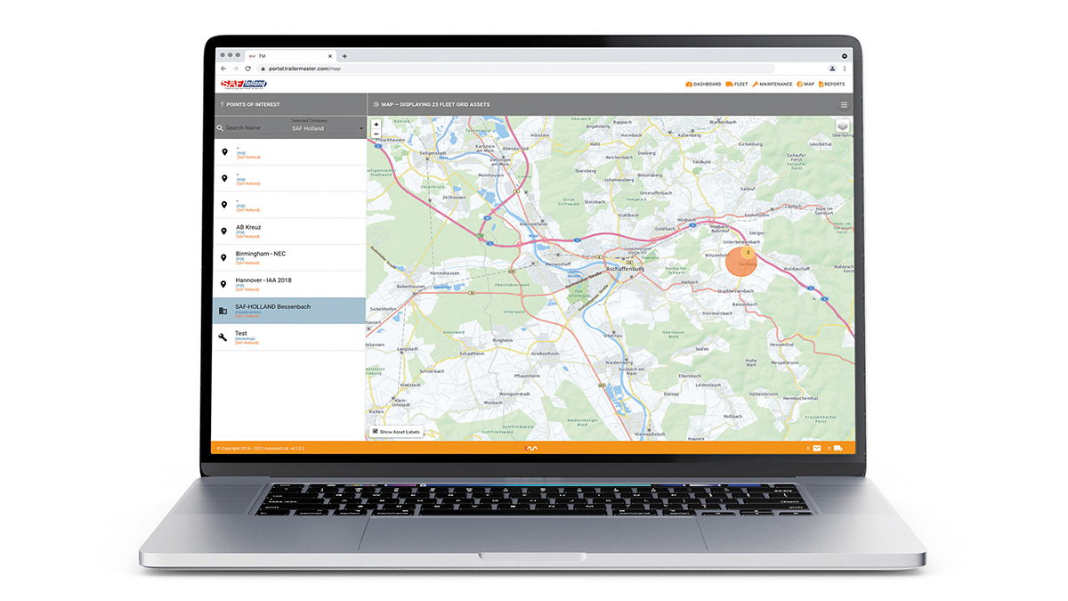 The TrailerMaster – the telematics solution from SAF-HOLLAND