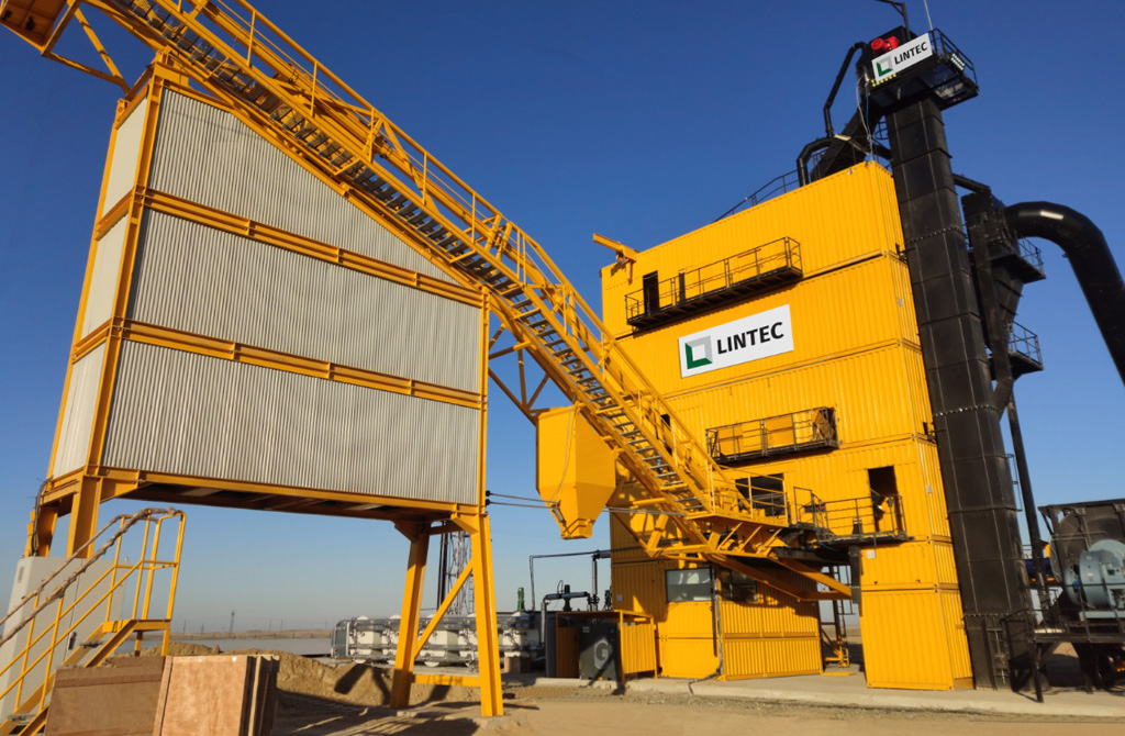 Our Lintec CSM4000 supporting the construction of 943.4km TKU~UD ‘Bright Path’ project in south-eastern Kazakhstan.