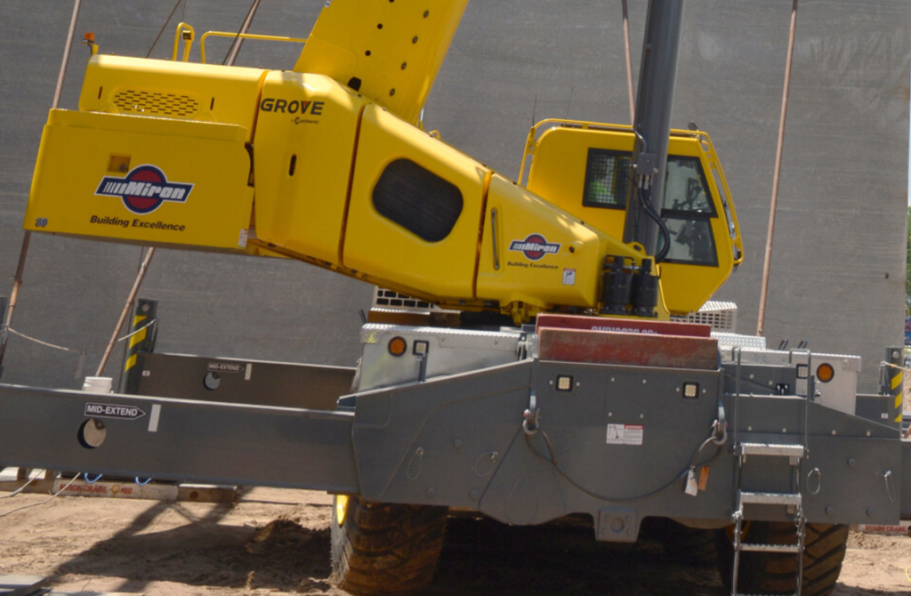Grove’s New Heavy-Duty Jib Equips GRT9165 Rough-Terrain Crane For Precast Work