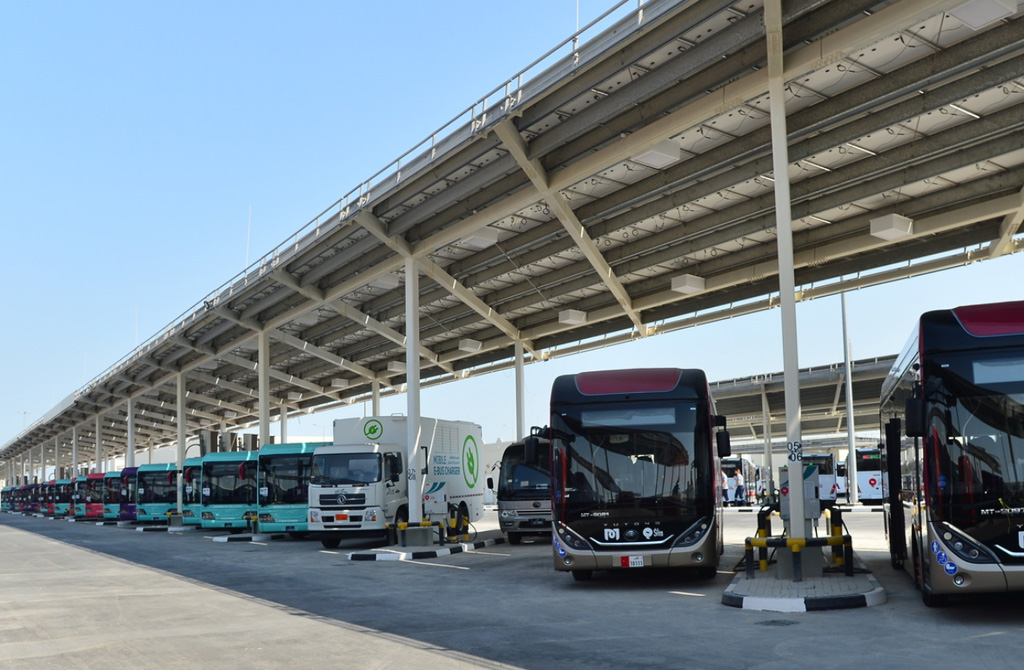 World's Largest Electric Bus Depot Opens In Lusail