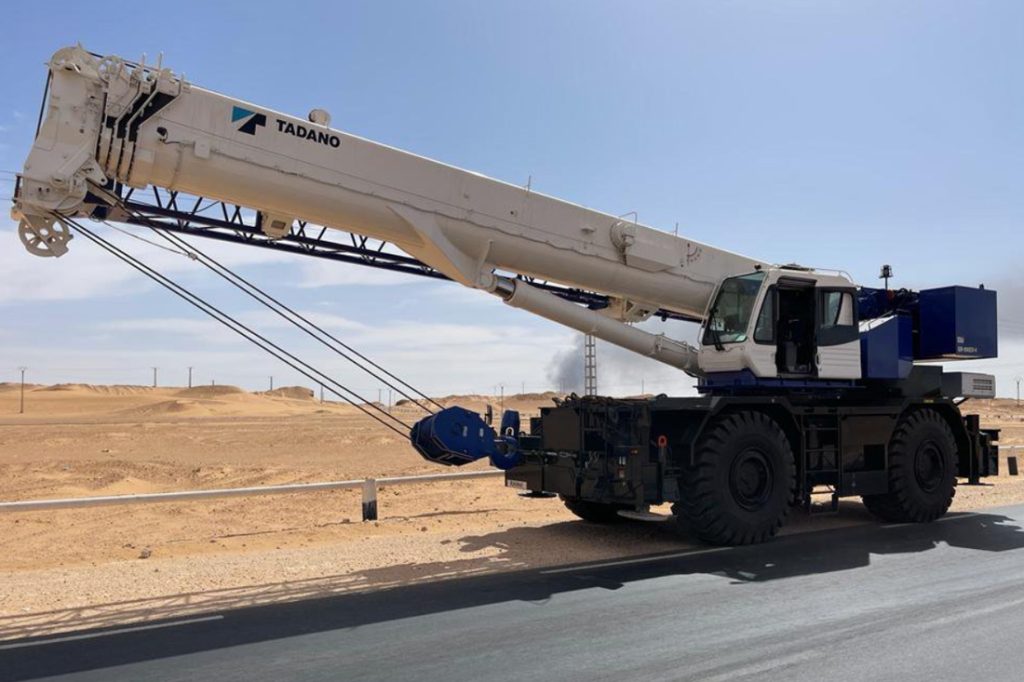 Tadano Delivers GR-900EX-4 Rough Terrain Crane In Algeria
