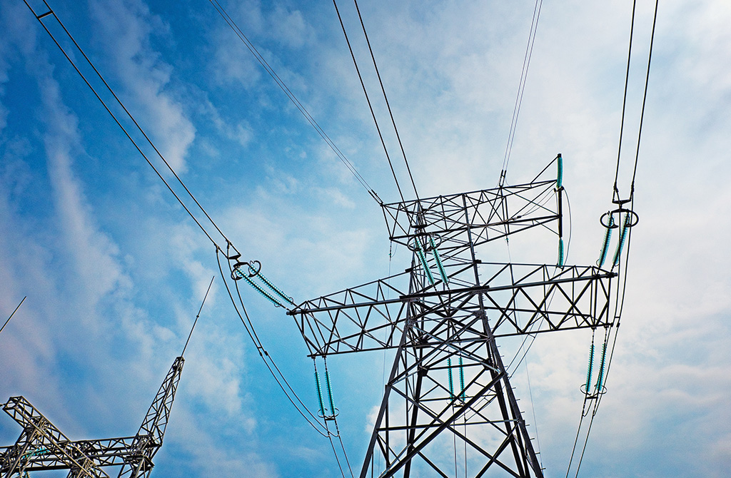 Construct Electric Power Connection Line 