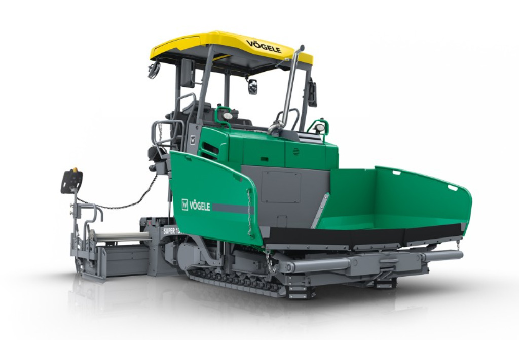 Compact and efficient: The VÖGELE SUPER 1300-3i Compact Class paver features a maximum laydown rate of 385 tons per hour and can pave at widths up to 16 ft 5 in.
