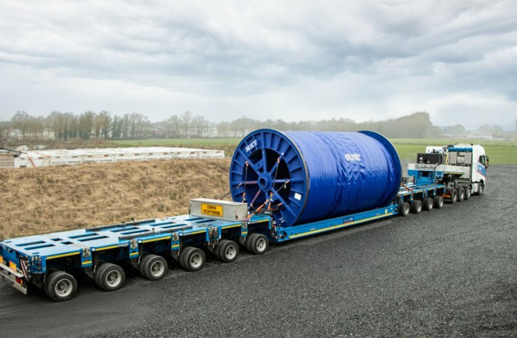 Pure Efficiency Cable Drum Transportation With Goldhofer Plant pure-efficiency-cable-drum-transportation-with-goldhofer-plant