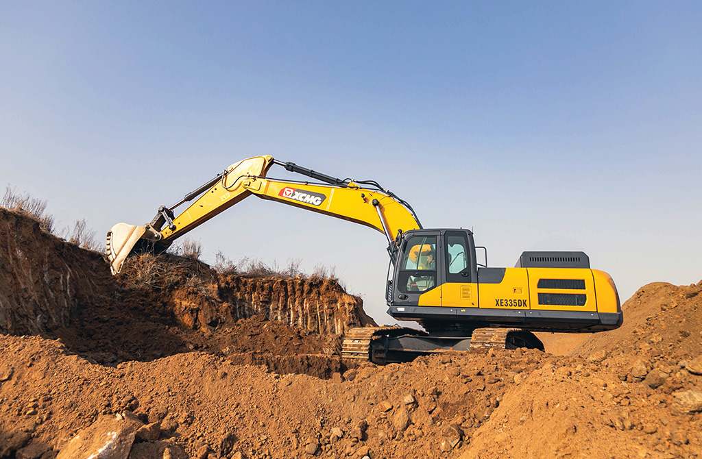 The XCMG XE335DK is proving popular in Africa for mining, municipal, water conservation and infrastructure applications.