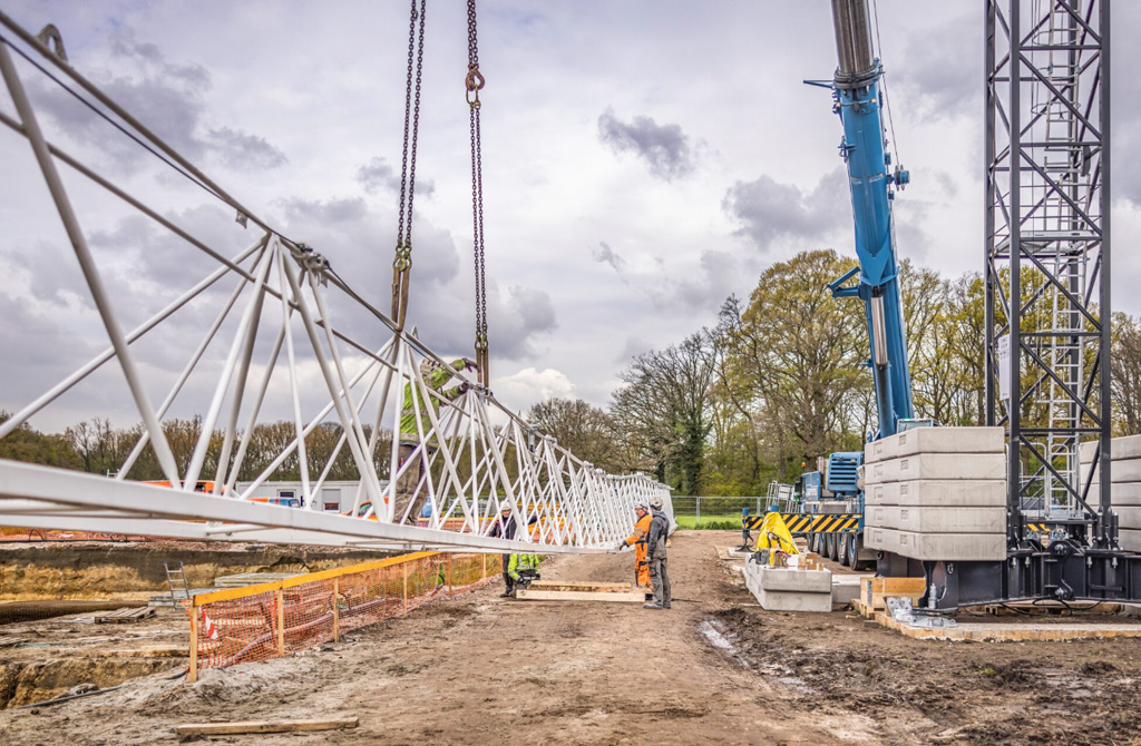 A team of skilled field technicians captured at work during the commissioning stage