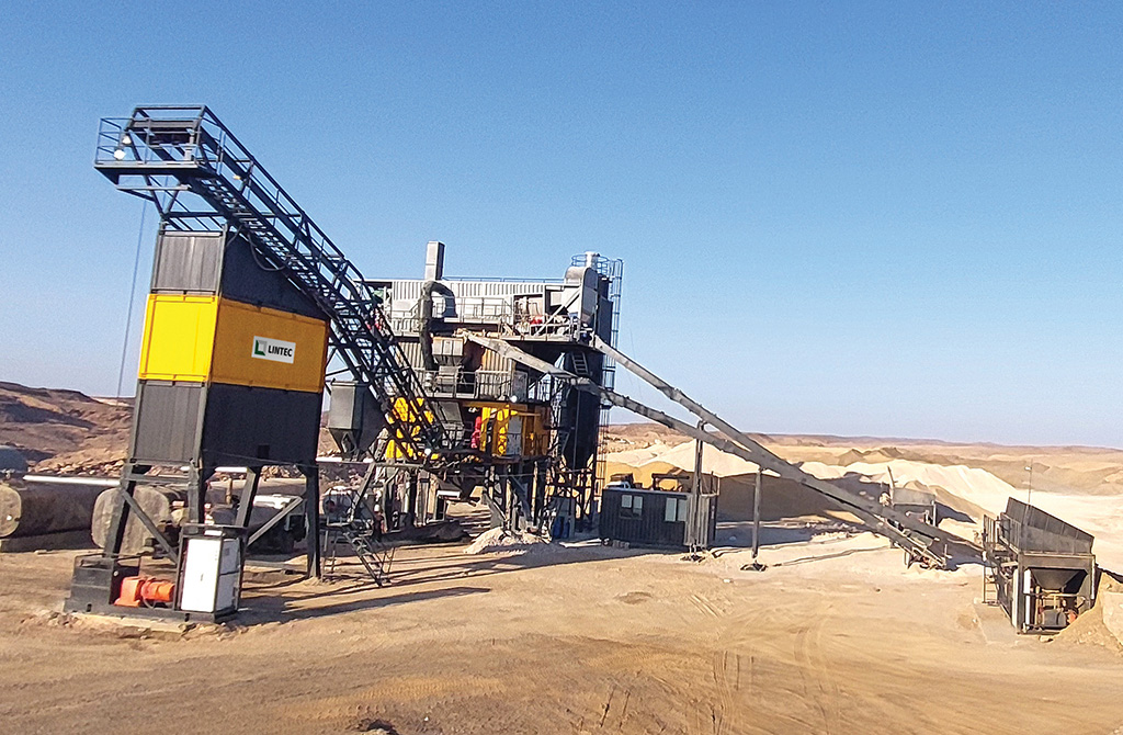 Lintec’s Asphalt Plant Plays Key Role In Major Highway Project In Egypt