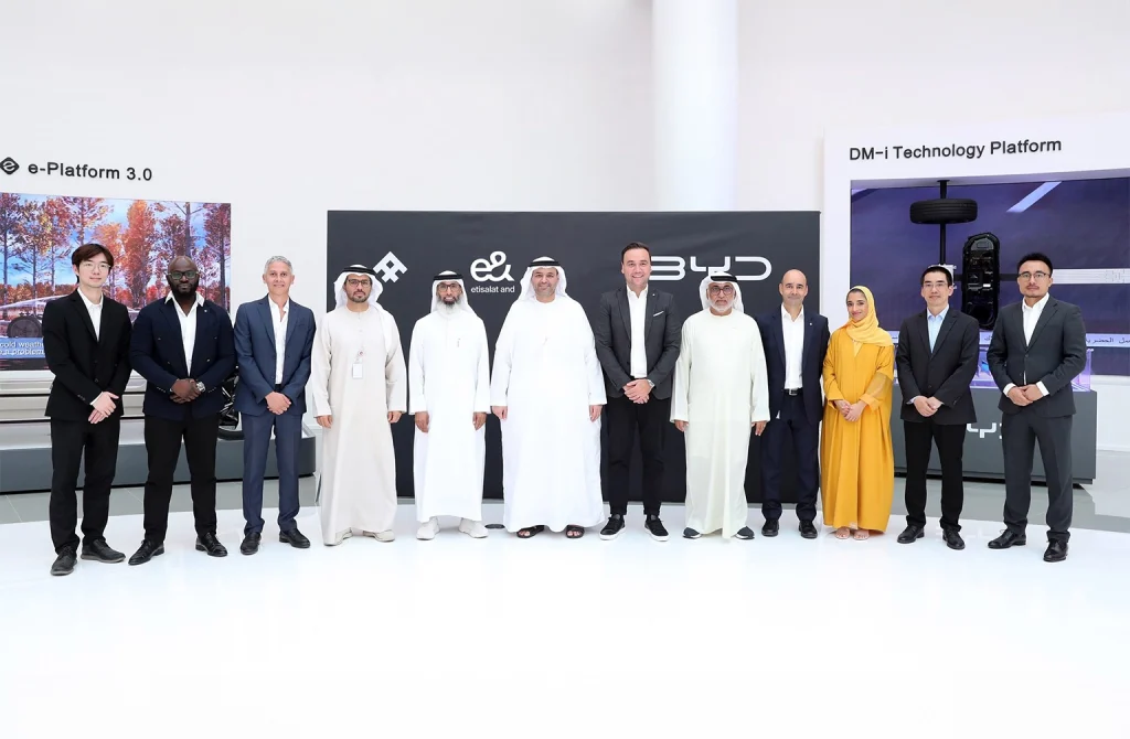 Al-Futtaim Electric Mobility Company And e& Sign Landmark Deal To Spur Electric Movement Al-Futtaim Electric Mobility Company And e& Sign Landmark Deal To Spur Electric Movement