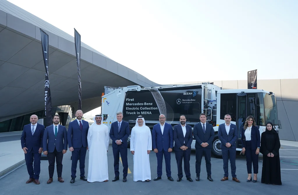 DCV MENA Delivers Middle East’s First Mercedes Benz ‘eEconic’ Collection Truck To BEEAH Group Daimler Commercial Vehicles Delivers Middle East’s First Mercedes Benz ‘eEconic’ Collection Truck To BEEAH Group