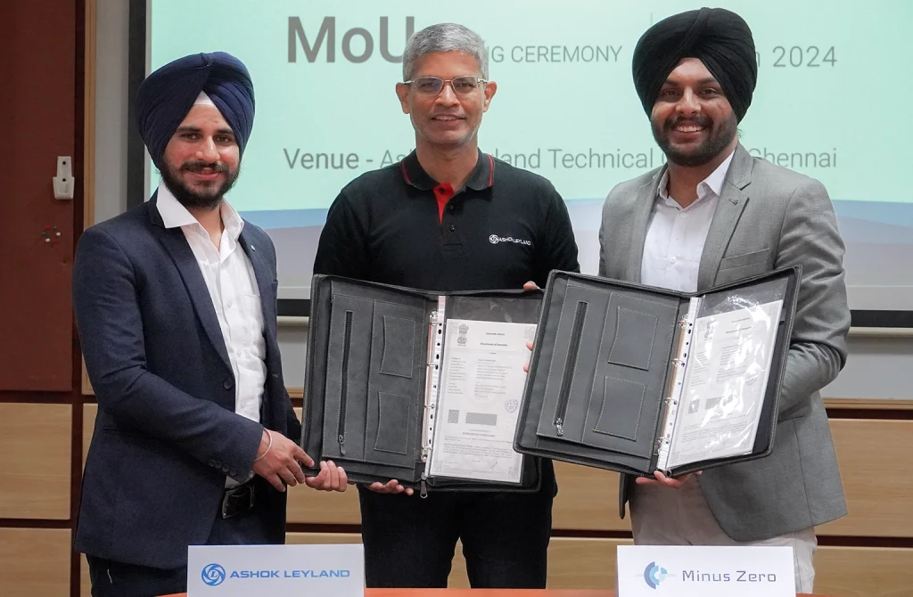 Ashok Leyland And Minus Zero Announce Partnership To Revolutionize Autonomous Trucking
