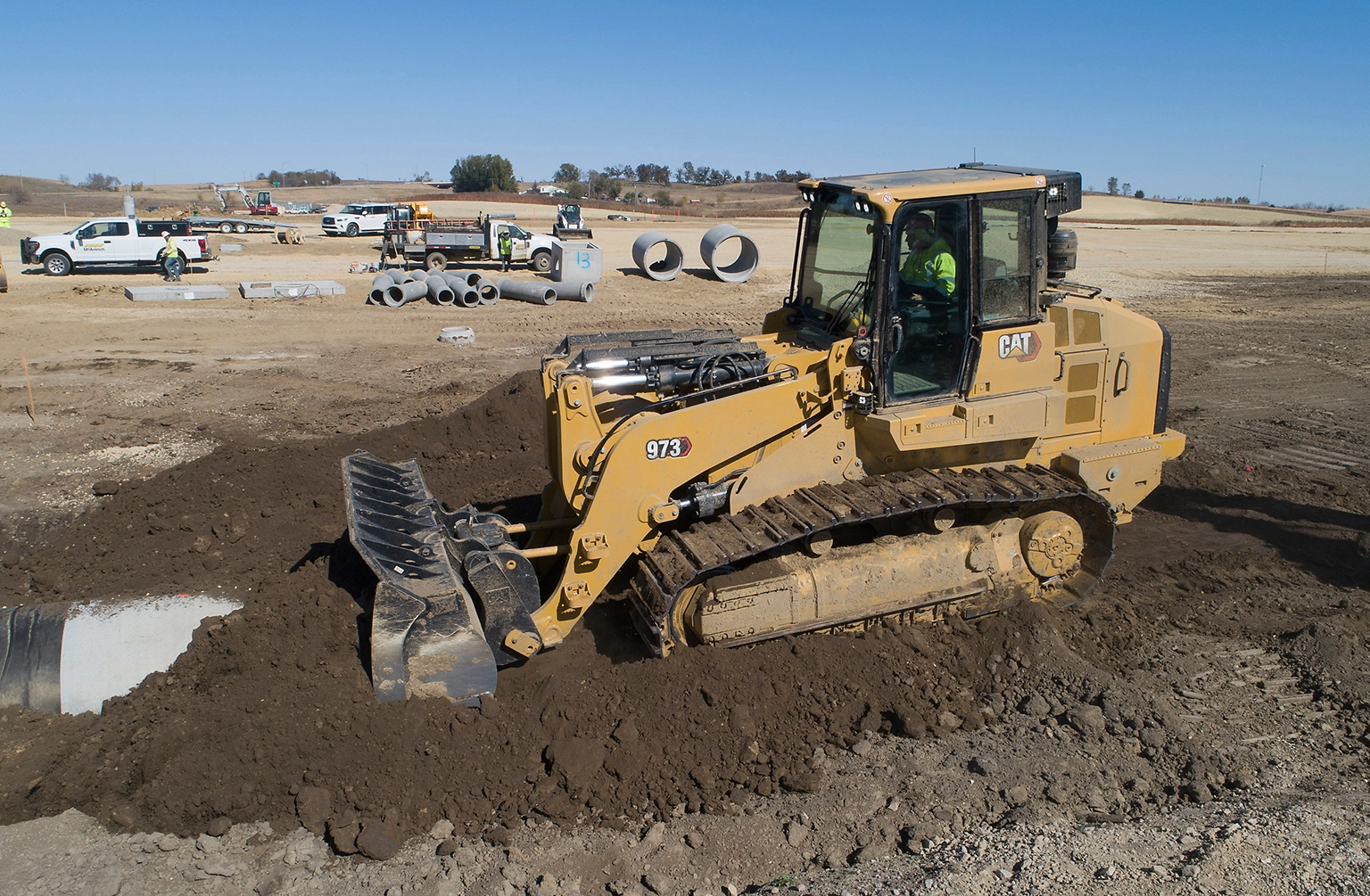 New 973 Rounds Out Updated Cat Track Loader Lineup