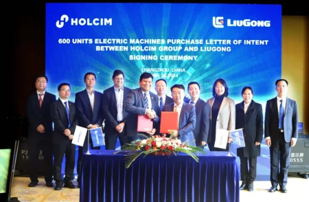 Holcim Expands Electric Fleet With Deployment Of 600 Units Of LiuGong Machines