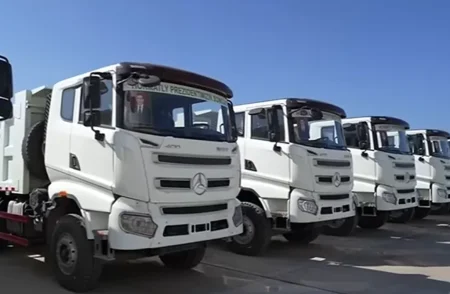 25 Dump Trucks Head to Turkmenistan for Infrastructure Support