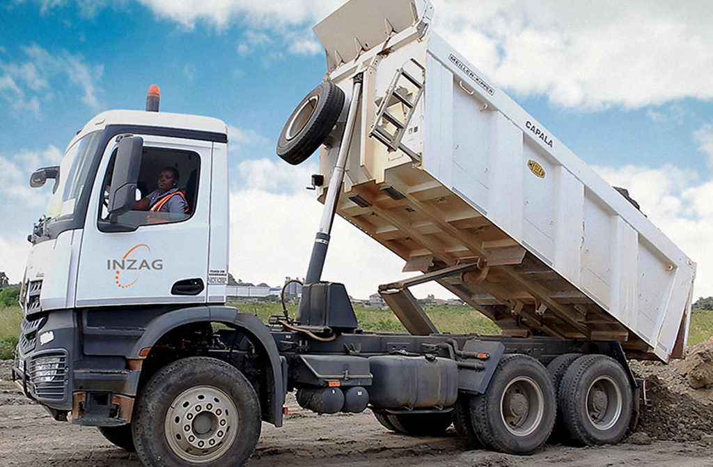 MEILLER Rear Tippers Boosts Road Development In Ghana