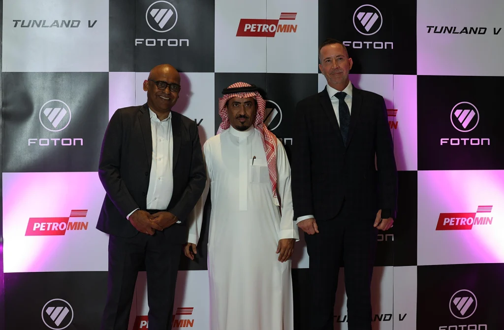 Petromin Foton Launches TUNLAND V With Hybrid Power System In Saudi Arabia Petromin Foton Launches TUNLAND V With Hybrid Power System In Saudi Arabia
