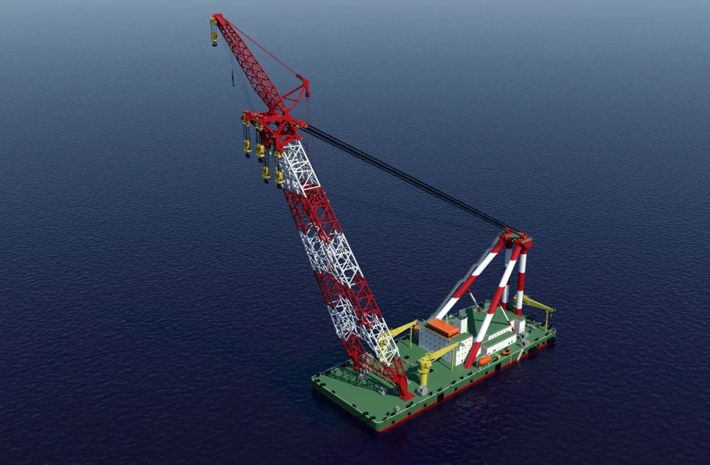 Drydocks World Signs Deal For The Largest Floating Sheerleg Crane In The Middle East