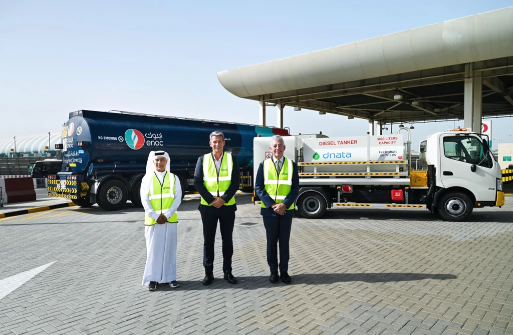ENOC Group Supplies Dnata’s Entire Non-Electric Fleet In The UAE With Biodiesel