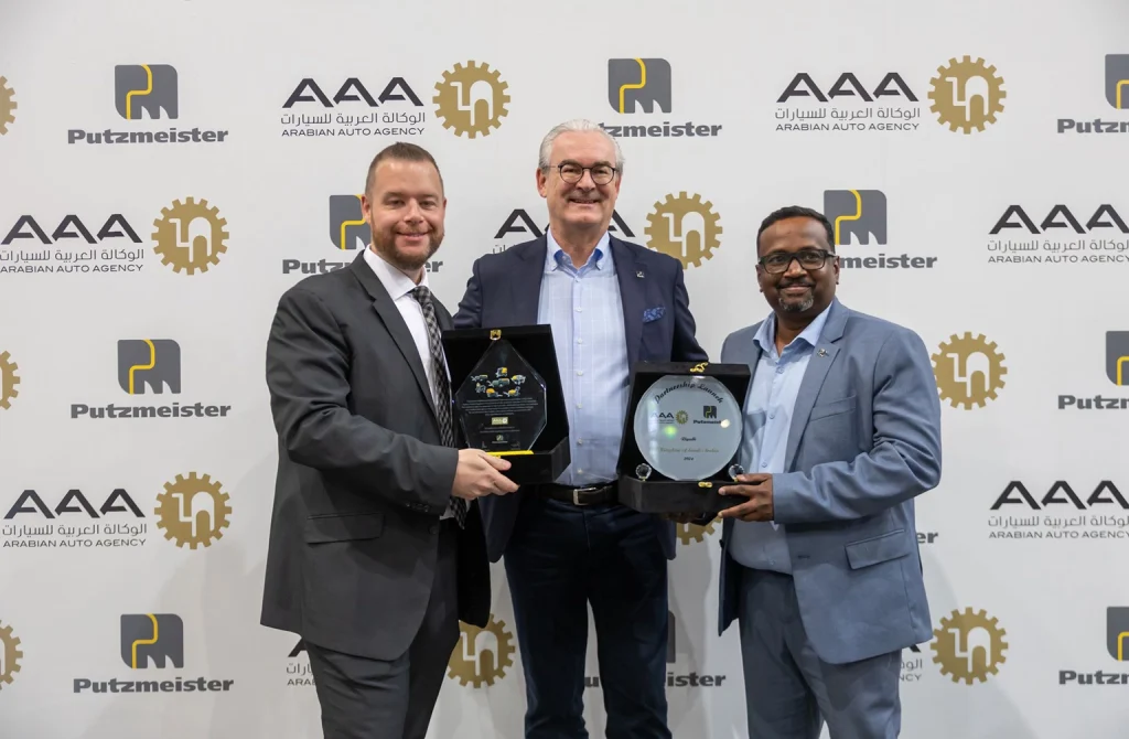 Arabian Auto Agency Joins Putzmeister’s Dealer Network In Saudi Arabia