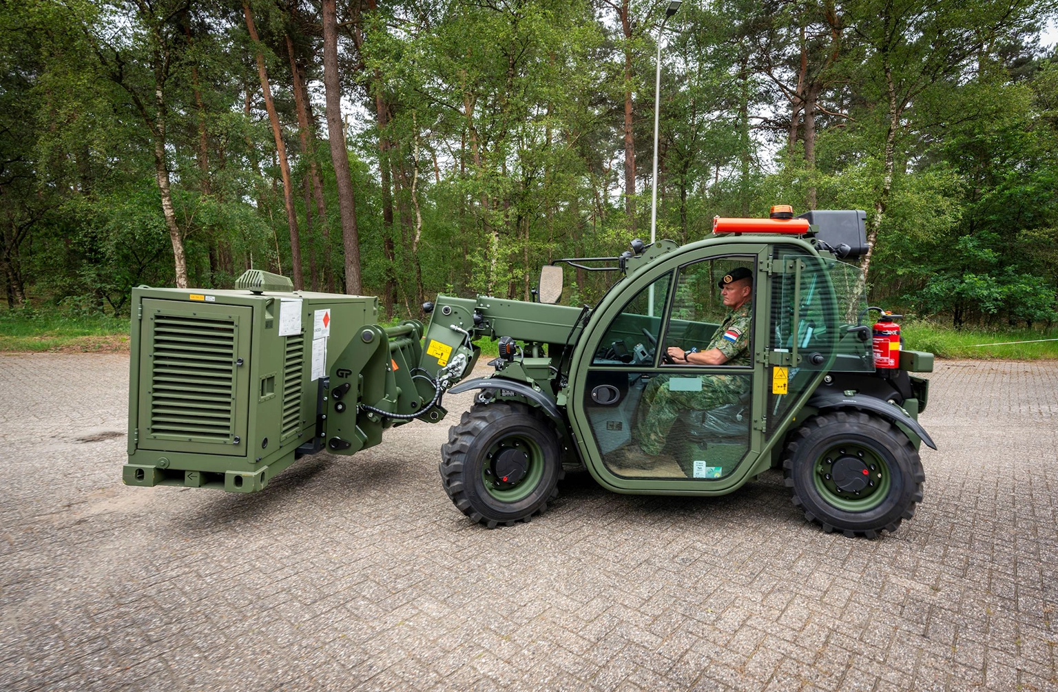 Dutch Armed Forces Take Delivery Of New Bobcat Telehandlers, Air Compressors And Compactors