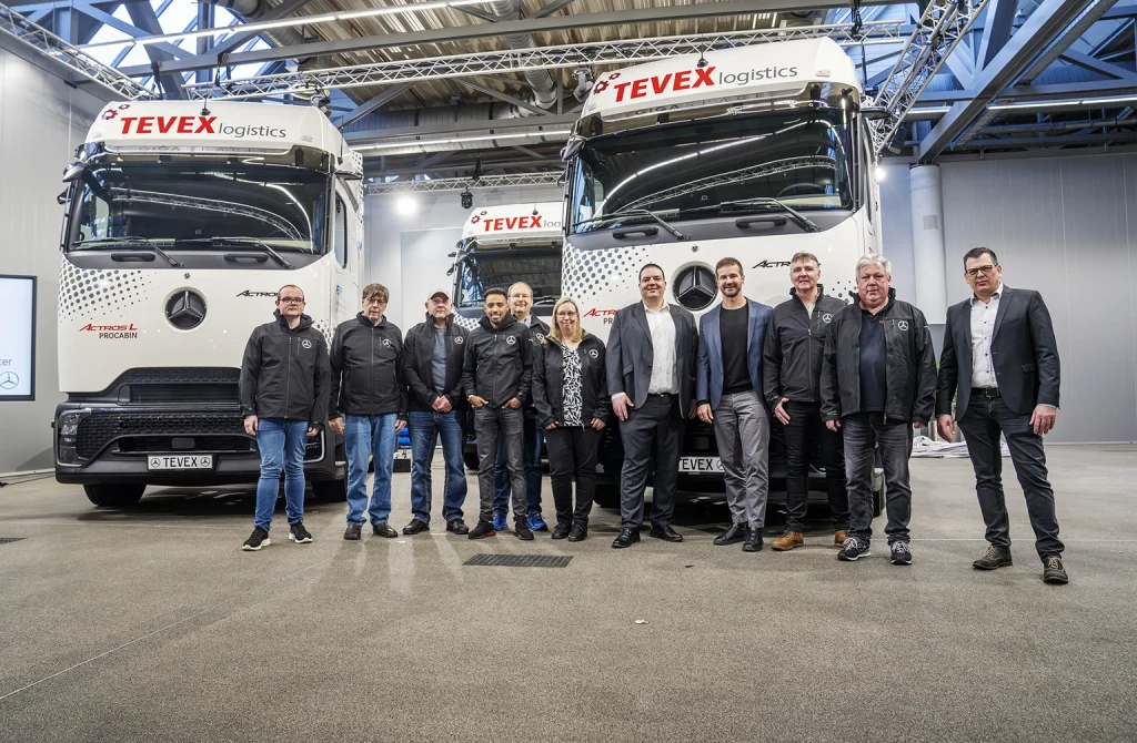 Tevex Logistics Orders 150 New Mercedes-Benz Actros L Vehicles