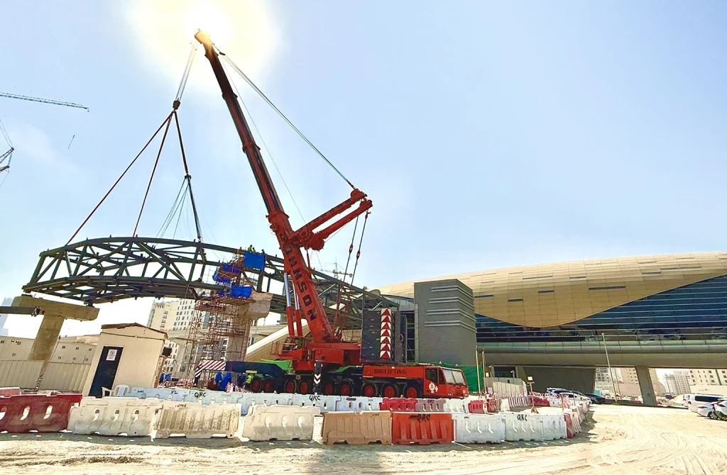 Johnson Arabia’s Successful Steel Bridge Lift In Jaddaf