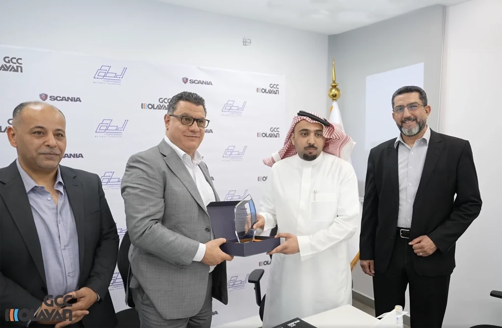GCC Olayan Hands Over Scania Fleet In Riyadh GCC Olayan Hands Over Scania Fleet In Riyadh