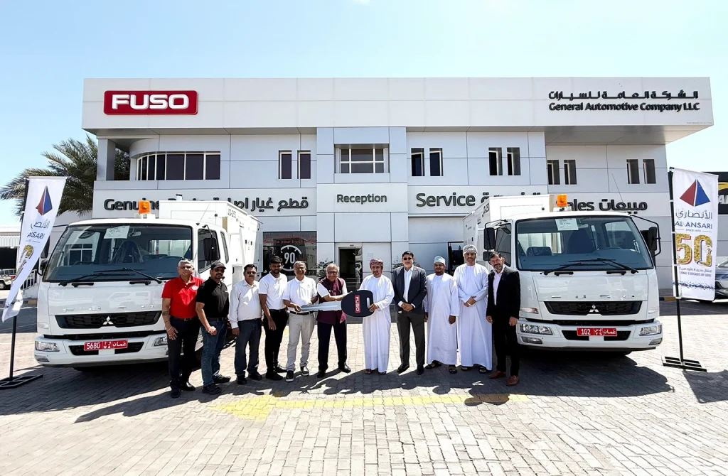 Al Ansari Orders Custom-Modified FUSO FK Units In Oman Al Ansari Orders Custom-Modified FUSO FK Units In Oman