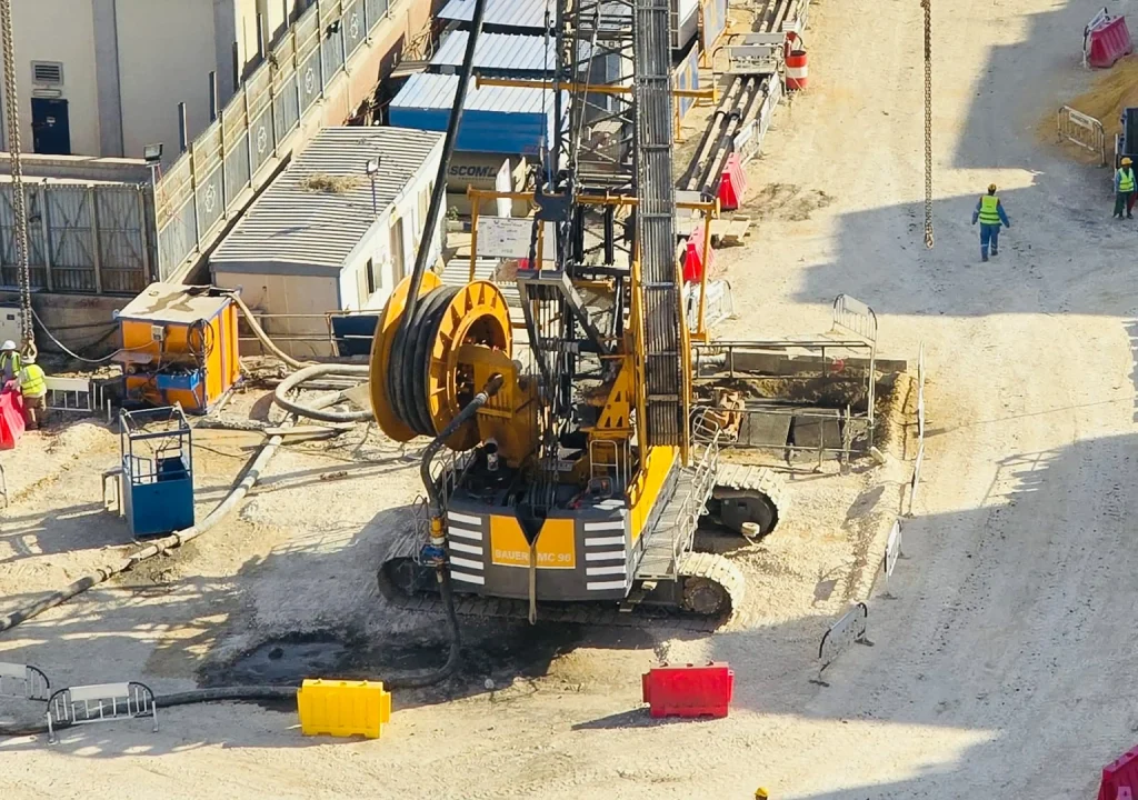 Bauer Executes Specialist Foundation Engineering Works For Giza Station Bauer Executes Specialist Foundation Engineering Works For Giza Station